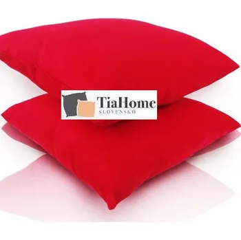 Dekorativní polštářek Polštář červený 40x40cm semiš