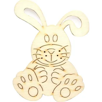 Výtvarná sada Dřevěný výřez - zajíček 2