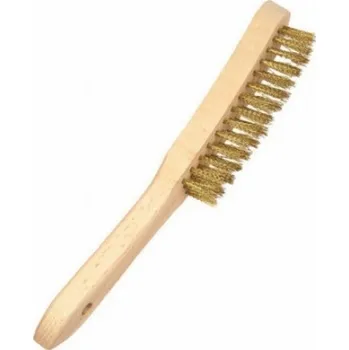 Drátěný kartáč Mako drátěný mosazný kartáč, 3řadý