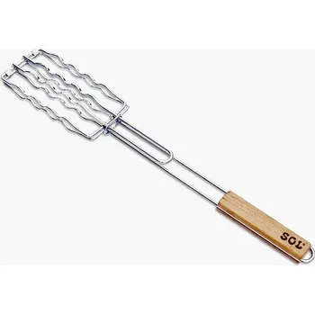 Grilovací rošt Rošt obracecí na 4 klobásy - Lucifer