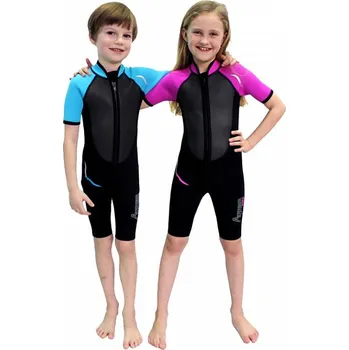 Neoprenový oblek Agama NEMO SHORT Superstretch dětský neoprenový short 14/16 let růžová + DÁREK