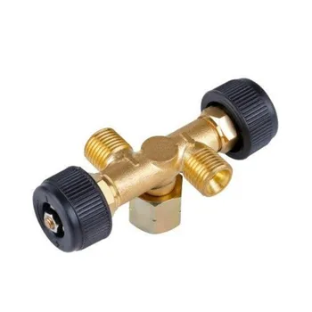 Plynová hadice Rothenberger 1500003364 dvojitý výstupní ventil propan/butan 1/4"