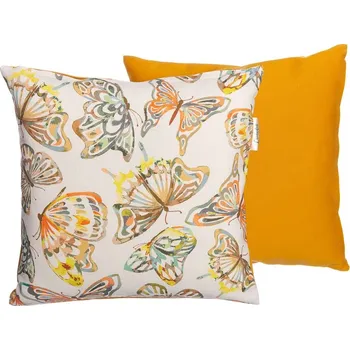 Dekorativní polštářek Lavandia Vonný relaxační levandulový polštář 40 x 40 cm Vzor Látky: Motýl na žluté Relaxační polštář s BIO Levandulí