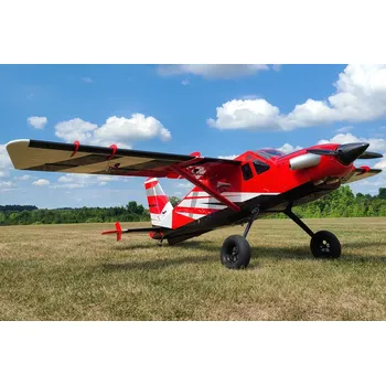 RC model letadla 140" Turbo Bushmaster - Červená/Bílá 3,51m