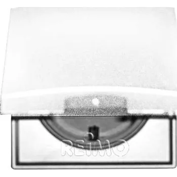 Elektrická zásuvka Berker Kryt zásuvky Integro Bílá