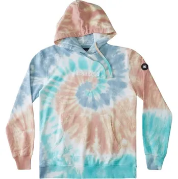 Pánská mikina DC mikina - Dazed Hoodie J Otlr Xwmg Gossamer Pink Tie Dye (XWMG) velikost: M