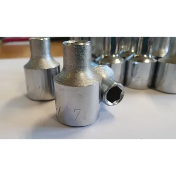 Gola hlavice Hlavice 3/8" 7mm nástrčná 6-hranná výprodej HTN Pistol Hlinsko