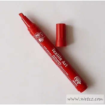 Výtvarná barva Fix na textil - červený