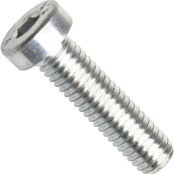 Šroub Din 6912, šroub s nízkou válcovou hlavou, vnitřní šestihran inb se středící dírou, ocel, pevnostní třída 8.8, m5x8 mm