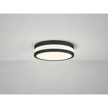 Koupelnové svítidlo LED Koupelnové stropní svítidlo Azzardo KARI 22 Matt Black AZ4257 12W 400lm 3000K IP44 22cm matně černé