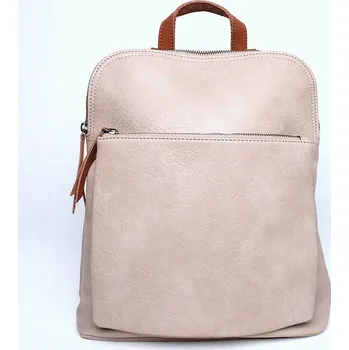 Městský batoh Béžovošedý batoh/crossbody kabelka FLORA&CO H6780, obsah 8 l