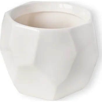 Obal keramika pr.8V7cm bílá (540949)