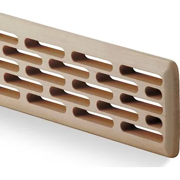 Větrací mřížka AC-T SERVIS Větrací mřížka dřevěná s frézováním cik-cak Druh dřeva: dub