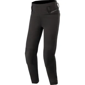 Moto kalhoty PRODLOUŽENÉ legíny BANSHEE, ALPINESTARS, dámské (černé, vel. 2XL)