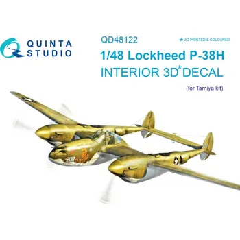 Plastikový model 1/48 P-38H 3D-Print&col.Interior (TAM)