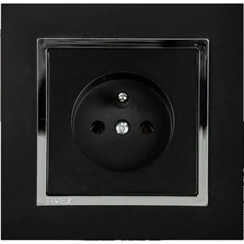 Elektrická zásuvka Timex Kompletní zásuvka Magic černá + chrom