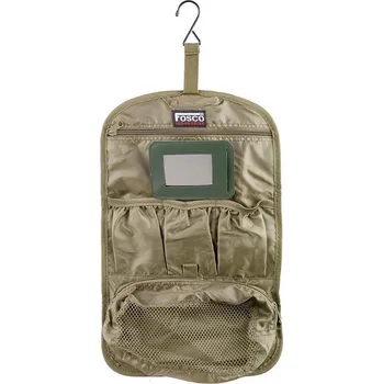 turistický batoh FOSCO Cestovní taška na osobní hygienu závěsná toaletka Fosco™ Woodland Camo