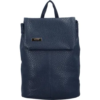 Větší měkký dámský moderní tmavě modrý batoh - Ellis Elizabeth El tmavě modrá