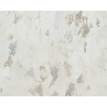 Tapeta Vliesová tapeta strukturovaná omítka, štuk, rustikální styl, krémová, šedá 379544 / Tapety na zeď 37954-4 Metropolitan Stories 2 (0,53 x 10,05 m) A.S.Création