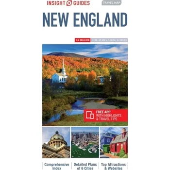 Encyklopedie Insight Guides Travel Map New England - Insight Guides