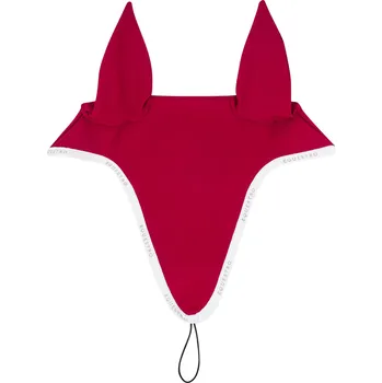 Koňská maska proti hmyzu EQUESTRO Čabraka dlouhá GP Equestro, wine/white FULL