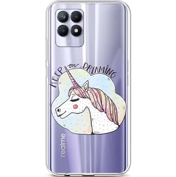 Pouzdro na mobilní telefon Kryt Realme 8i silikon Dreaming (obal neboli pouzdro na Realme 8i)