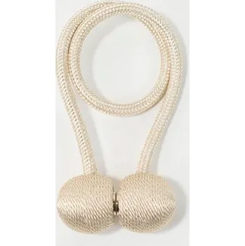 Příslušenství pro záclonu a závěs Magnetická spona na závěsy, 2 ks/bal Barva: Béžová