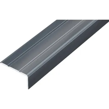 přechodová lišta NOVÁK Schodová lišta 10x25 komaxit antracit samolepící, 0,9m AAHAE B250010-SK/0,9/RAL7016M