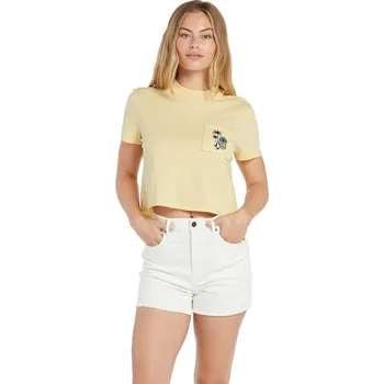Dámské tričko VOLCOM triko - Pocket Dial Tee Wheat (WHE) velikost: M