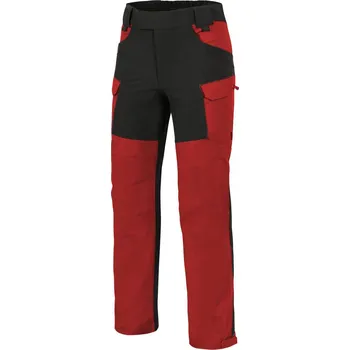 Pánské kalhoty Kalhoty Helikon Hybrid Outback Pants DuraCanvas, Crimson Sky/černá