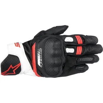 Moto rukavice Alpinestars SP-5 Gloves Black/White/Red M