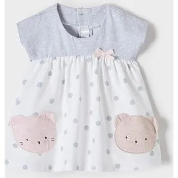 Kojenecké šaty puntíkaté šatičky pro kojence Mayoral 1853-19 velikost 62