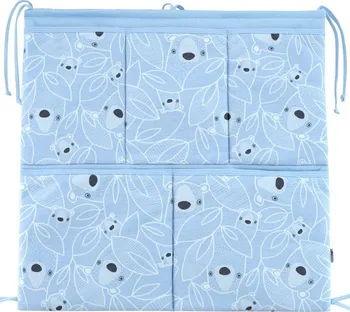 Příslušenství pro dětskou postel a kolébku ESITO Kapsář na postýlku Brumla 53 x 53 cm modrý