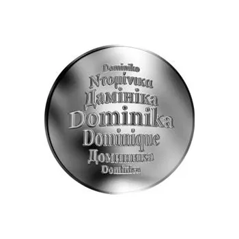 Česká jména - Dominika - stříbrná medaile