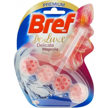 WC čistič Recenze Bref DeLuxe WC blok 50 g Delicate Magnolia