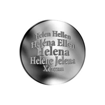 Sběratelství Česká jména - Helena - stříbrná medaile