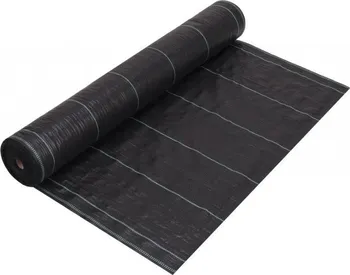 Mulčovací textilie Prodomos Line Tkaná textilie 1,1 x 100 m 130 g/m2 černý s pruhy