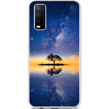Pouzdro na mobilní telefon Kryt Vivo Y11s silikon Noční obloha (obal neboli pouzdro na Vivo Y11s)