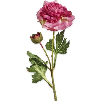 umělá květina Ranunculus textil 40cm růžová (541816)