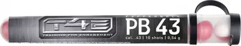 Příslušenství pro sportovní střelbu Umarex T4E Pepper Ball PB 43 pepřové 10 ks