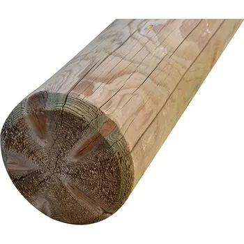 Plotový sloupek ASKO Tlakově impregnovaná frézovaná kulatina 120 x 3000 mm borovice