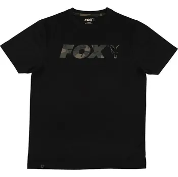 Pánské tričko Fox Triko Black Camo Chest Print T-Shirt Velikost: XL