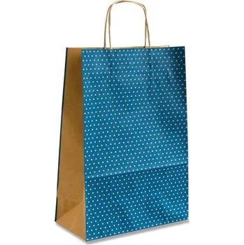 Dárková taška Sadoch Dárková taška Natura Pois 260 X 120 X 360 mm Barva: Modrá