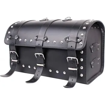 Zavazadlo na motocykl Kožený moto kufr na motorku Chopper RSA-3B