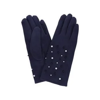 Rukavice Dámské rukavice modré s perličkami PRIUS