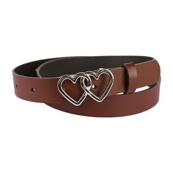 Opasek Doria Dámský pásek kožený hnědý OD014