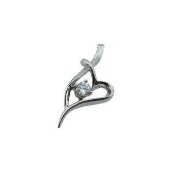 Přívěsek Doria Přívěsek stříbrný z oceli SRDCE F220