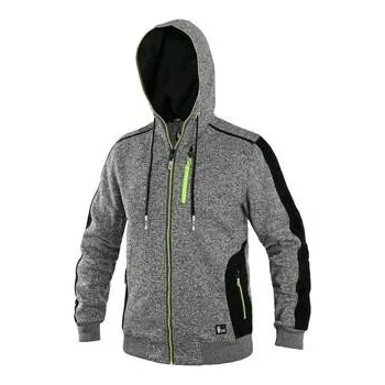 Bunda INDIANA, pánská, šedo - černo - žlutá, vel. L