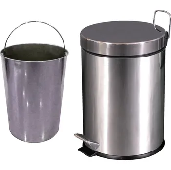 Odpadkový koš Odpadkový koš 5L nerez, ohnivzdorné vědro CS90081