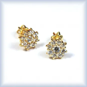 Náušnice bílé zlato